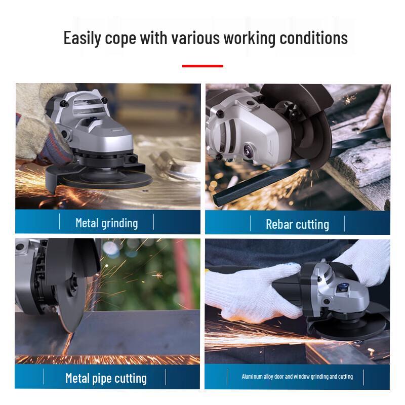 Deli 850W AC Angle Grinder CN plug (adapter included)