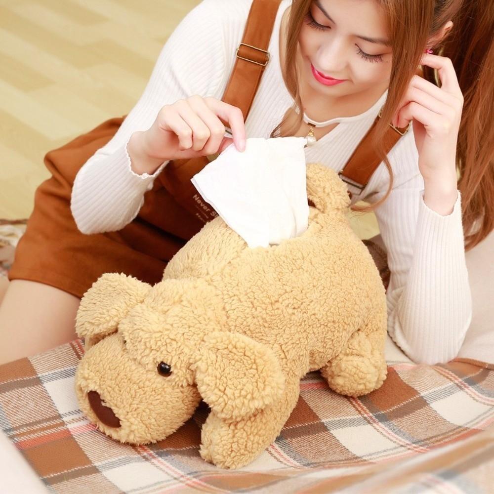Cartoon Paper Container Creative Tissue Cover Cute Napkin Storage Holder  Car Accessory