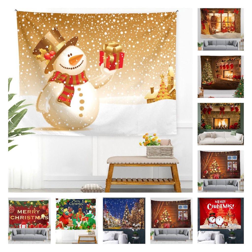 Festive Christmas Tapestry Background Cloth For Party Decor And More