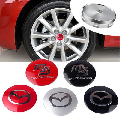 56/60mm Car Wheel Hub Cap Tire Center Emblem Sticker Auto Accessories For SPEED Demio MPS MS Speed CX-3 CX-4 CX5 CX-8 CX-7