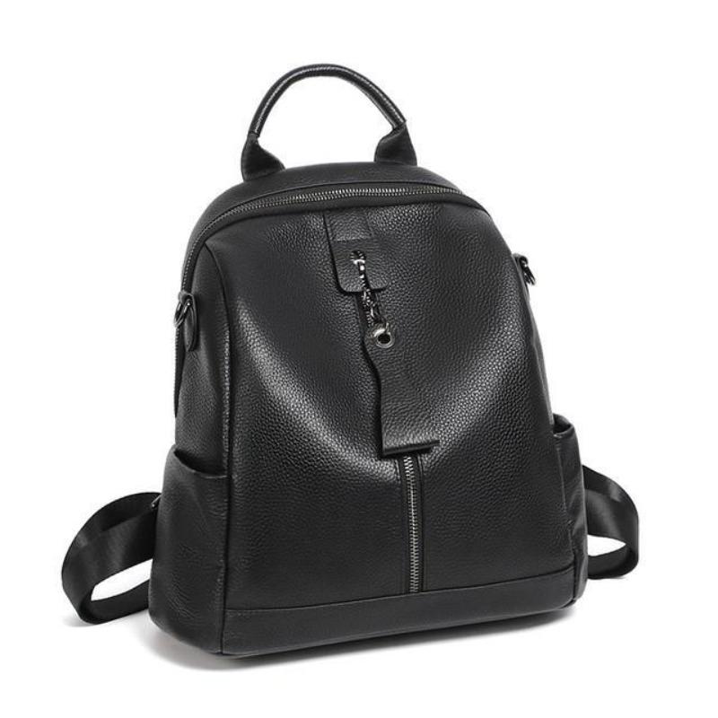 Backpack women's new first-layer cowhide leather women's bag versatile casual large-capacity satchel women's travel backpack