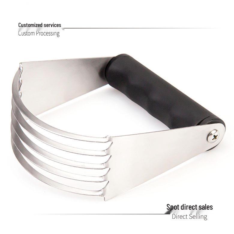 Nerezový šlehač na prášek do pečiva a kráječ těsta šlehač