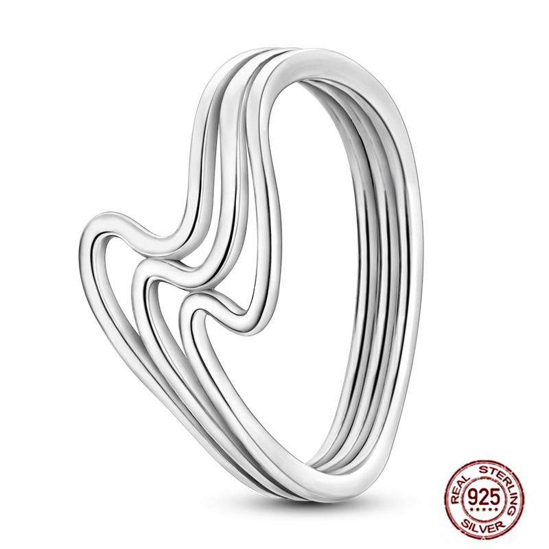 

Shine Women медные кольца на пальцы 925 стерлинговое серебро сердце корона сияние светлячок звезда солнце ромашка штабелируемое оригинальное кольцо годовщина циркон 7