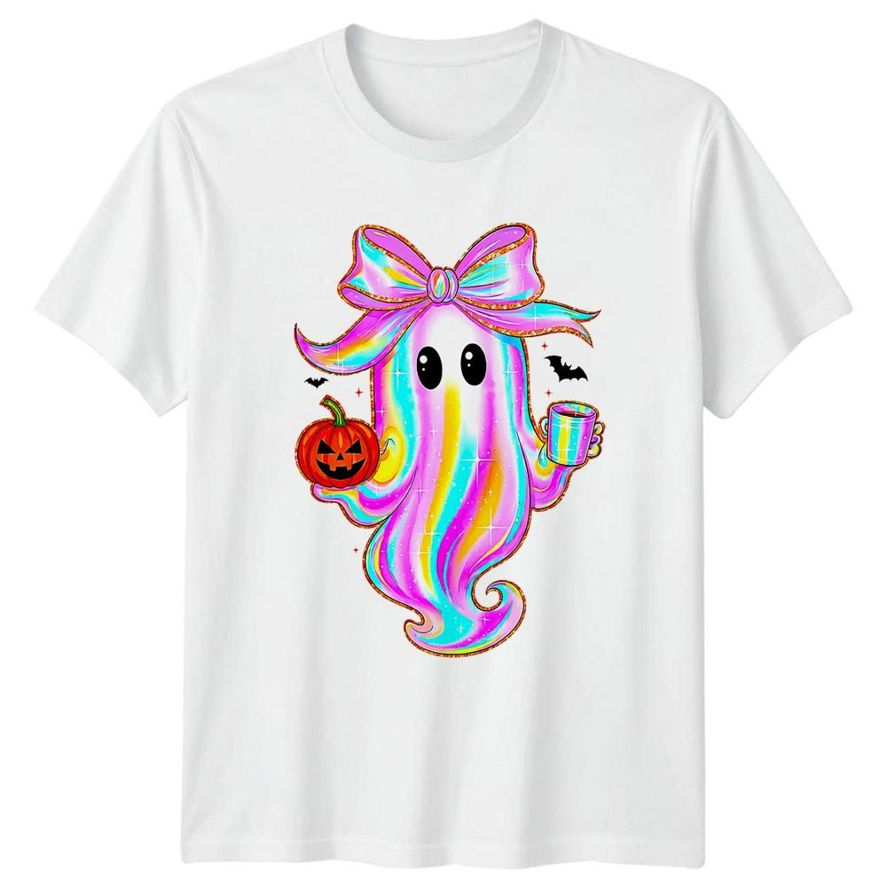 Ghost Halloween Holidays Unisexs Unisexs Graphic Tee Pumpkin Mug Unisex Top S