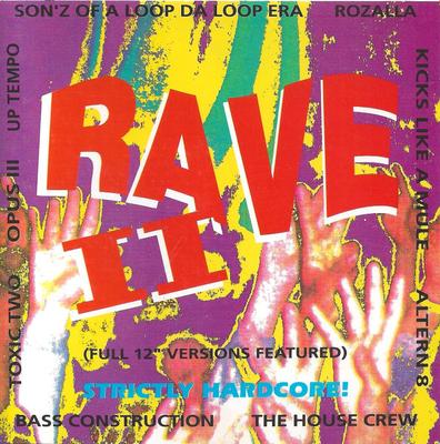 CD VARIOUS - Rave 2  ELVCD02 Elevate 1992 US Dance & Electronica Used