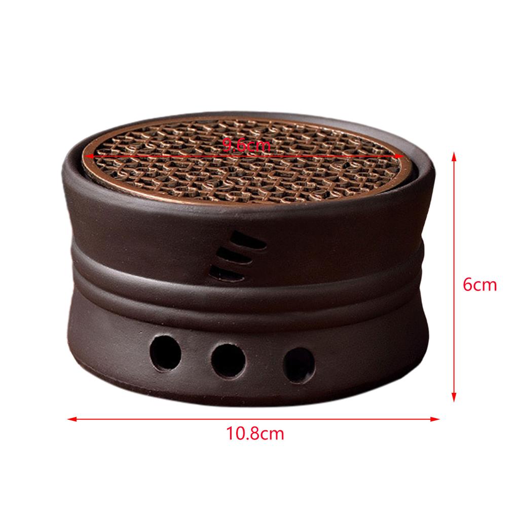 Chinese Ceramic Teapot Durable Tea Maker Kettle with Side Handle Tea Kettle for Restaurant Outdoor Hiking Household Hotel