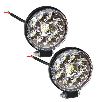 Bubulu LED Arbeitsscheinwerfer, Weiß, Wasserdicht, /24V, Nebelscheinwerfer, LED Licht, Universal, Rund