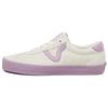 Sports Comfortable Casual Low-Top Skate Shoes Unisex Sneakers White Purple VN000CQRD45
