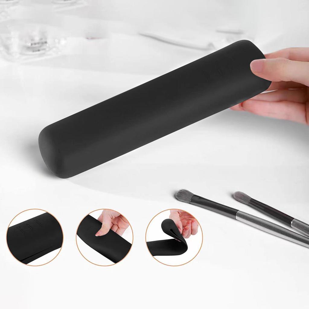 Porta Pennelli Viaggio Porta Pennelli Da Trucco In Silicone - Custodia