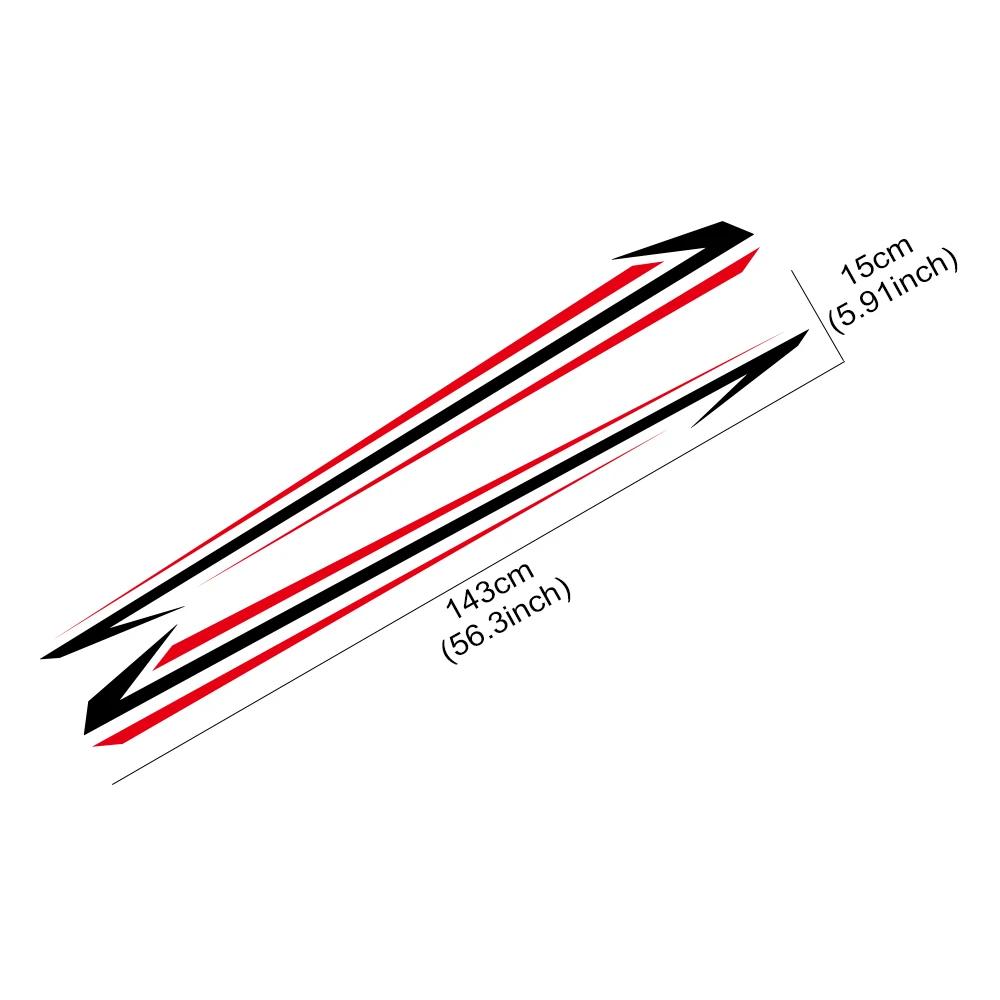 2PCS Car Door Side Stripes Stickers For Suzuki Swift Sport Styling Vinyl Decals Auto Body Tuning Decoration Stickers Accessories