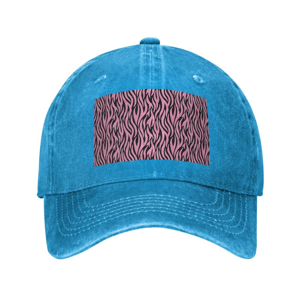 Tiger Stripe Camouflage Military Camo Washed Denim Cap Casual Baseball Caps Adjustable Hat Summer Unisex Baseball Hats