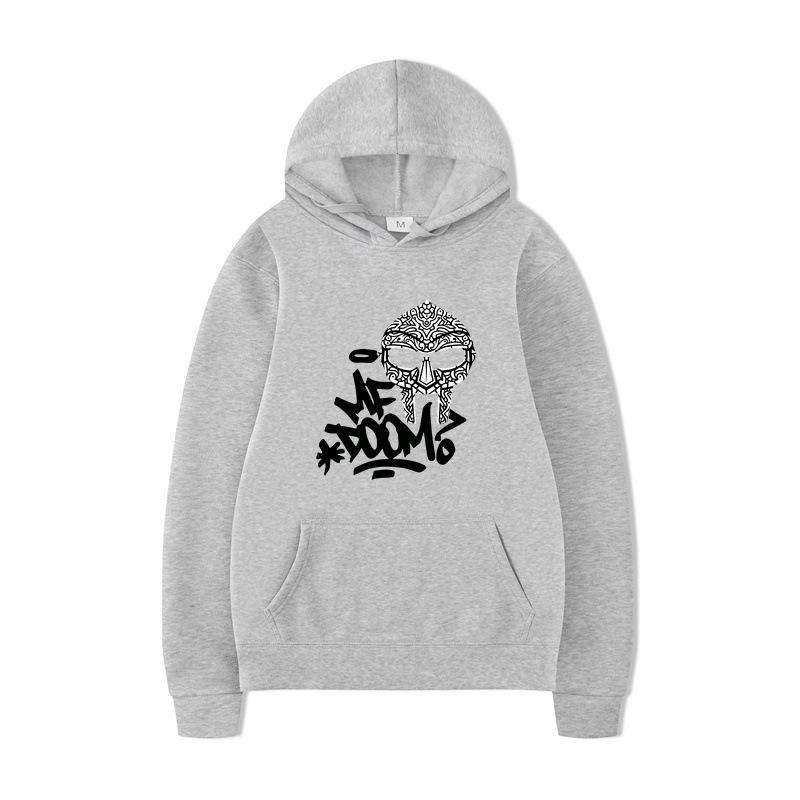 ME DOOM Printed Men's Autumn and Winter New Hoodie Brand Hoody Clothes Vintage Fashion Long Sleeve Pullovers