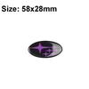 58x28MM Car Steering Wheel Cover Logo Emblem Sticker Decal for Subaru Forester Outback STI WRX Legacy Impreza Ascent Accessories Y14
