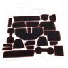 For Nissan Navara NP300 D23 2015 2016 2017 2018     A Set Car Door Gate Slot Cup Holder Mats Pads Non-Slip Fit