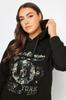 Women's Style Big Size Sweatshirt Plus Size Long Sleeve Hooded Sweatshirt With Text Print On The Front 302835