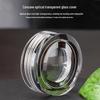 Shui Yisheng 330ml Business Pure Titanium Double-Layer Glass Tea Cup