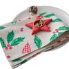 Yiman Qiyun American Style Christmas Double Layer Heat Resistant Placemat Bowl Mat