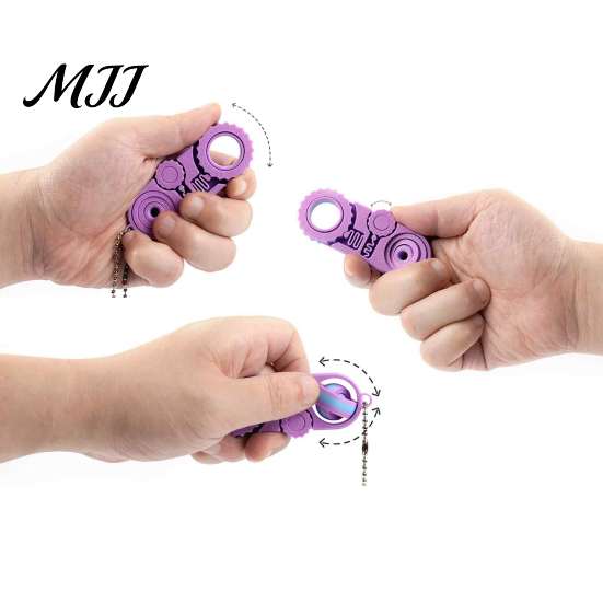 Sensory Toys for Special Needs 3D Printed Fidget Toys, Stress Relief Gadgets Office and Classroom, Relieving Home Compact 3-in-1 Handheld Spinner Kids