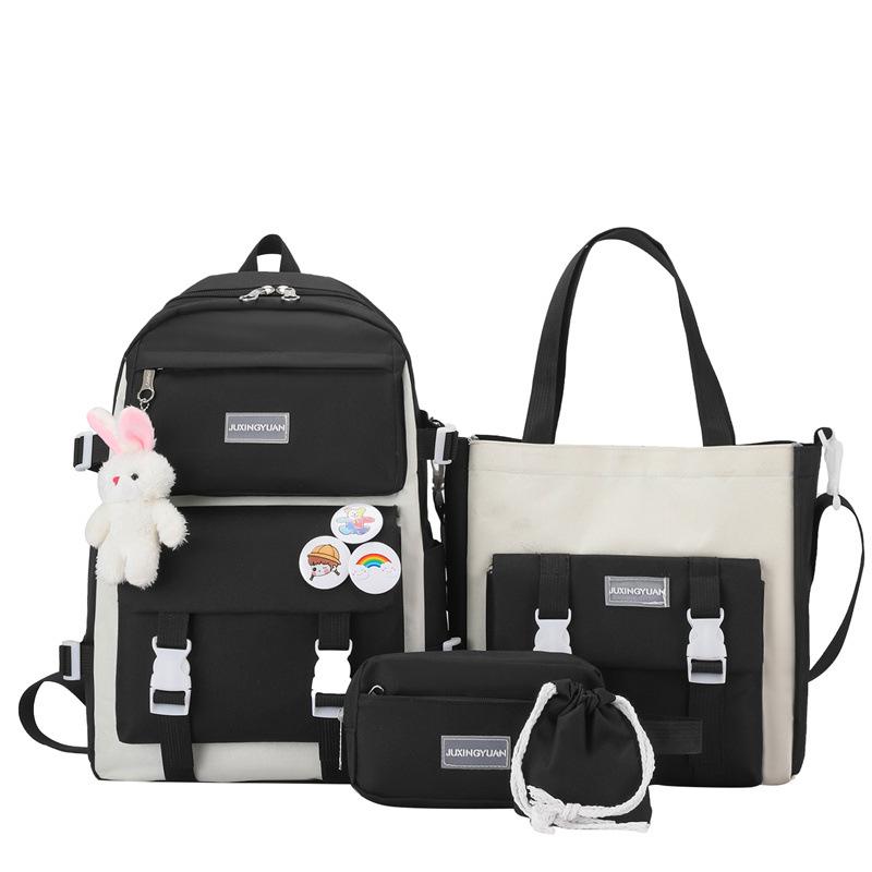 Elementary school bag for women in grades 3 to 6 Large-capacity backpack Korean version of campus Cute girl backpack for junior high school students