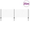 VidaXL Set de Clôture de Jardin Pack de 2 Gris Acier Galvanisé 3336279