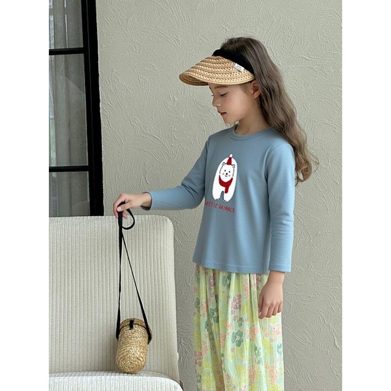 27Home Brand Export Children's Clothing Kidsren's Pure Cotton Printed Long-Sleeved T-Shirt Autum New Product Cartoon Baby Girl Clothes