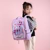 Cute Large Capacity Oxford Cloth School Backpack For Girls In Grades 2-6 Breathable And Wear-resistant Adorable Cartoon Pattern High Fashion Value