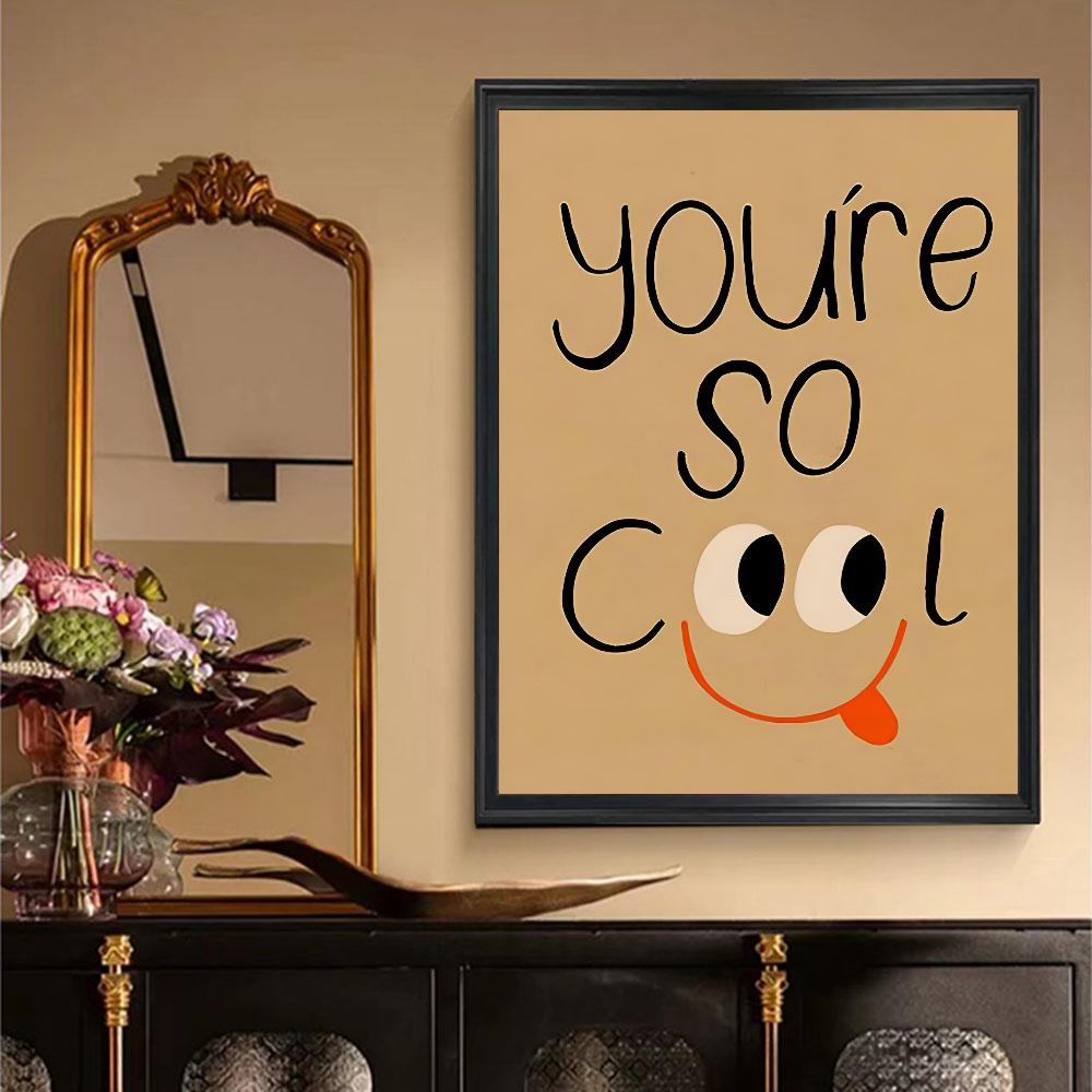 1pc Abstract Leopard Rabbit Bear Tiger Mouse Rainbow Funny Poster HD Posters Home Room Bar Cafe Decor Art Wall Painting Picture