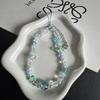 Summer Blue Green Starfish Bow Phone Lanyard With Pvc Beaded Diy Chain For All Ages