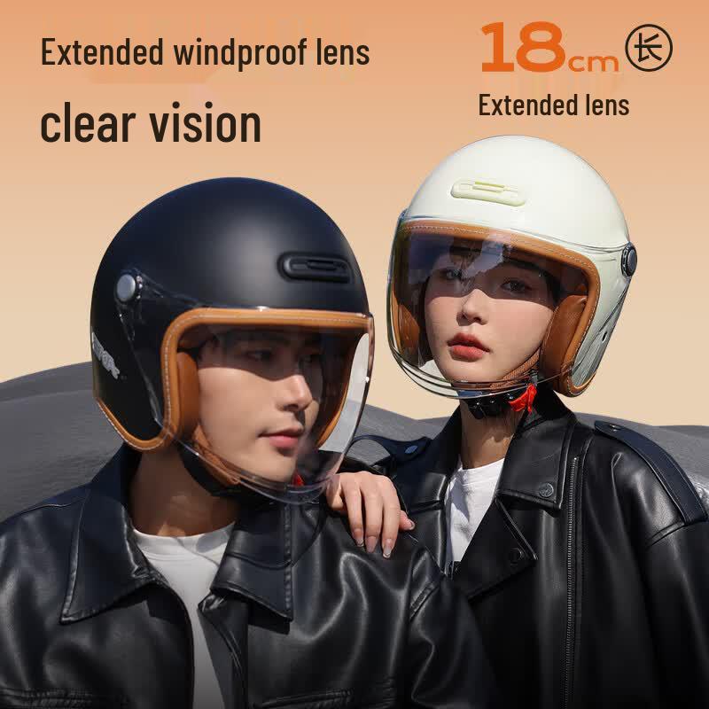 YEMA 657S Winter Anti-Fog 3/4 Helmet