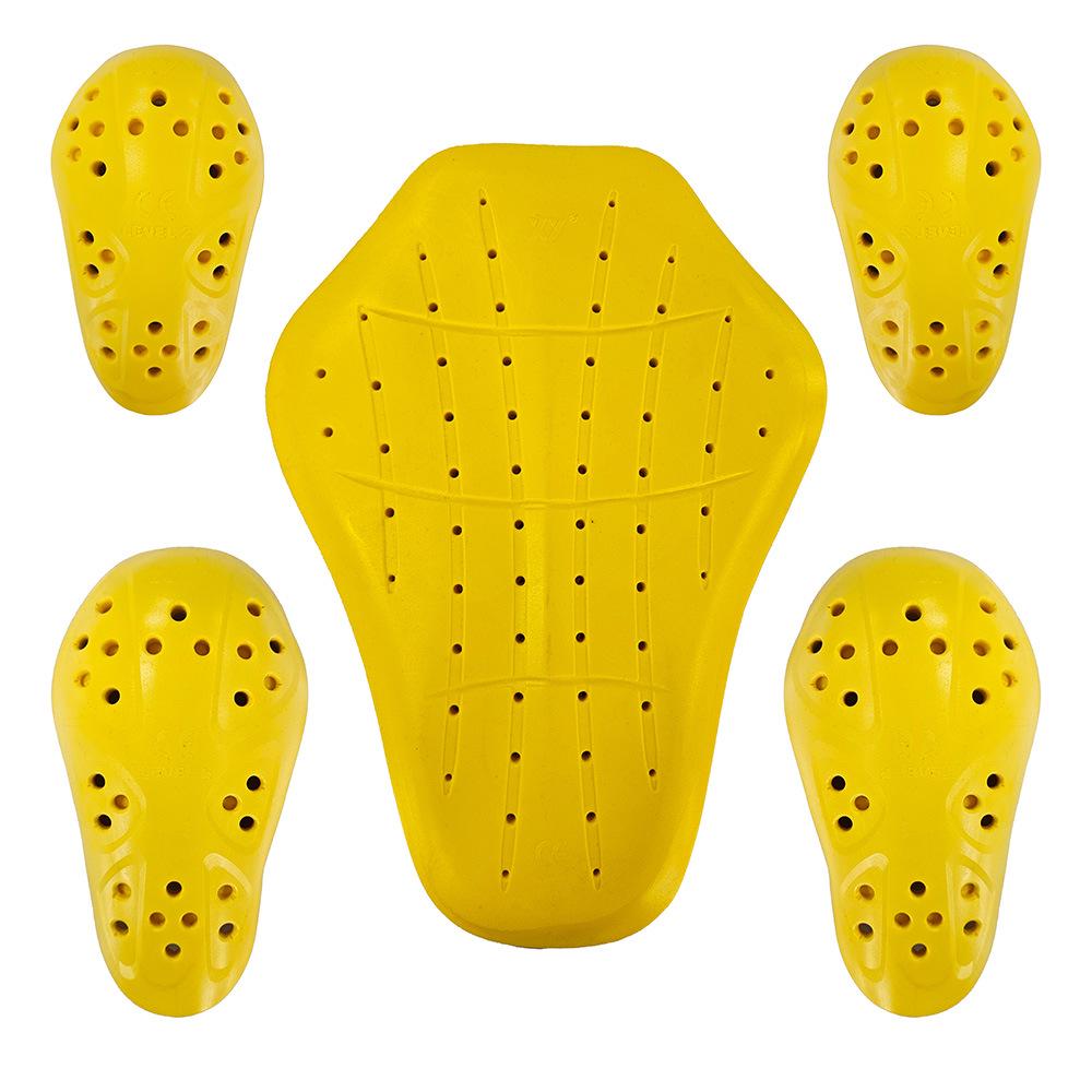 Cycling Clothing Set with Removable Protective Gear: Elastic Back Protector, Shoulder, Elbow, Knee, and Hip Pads