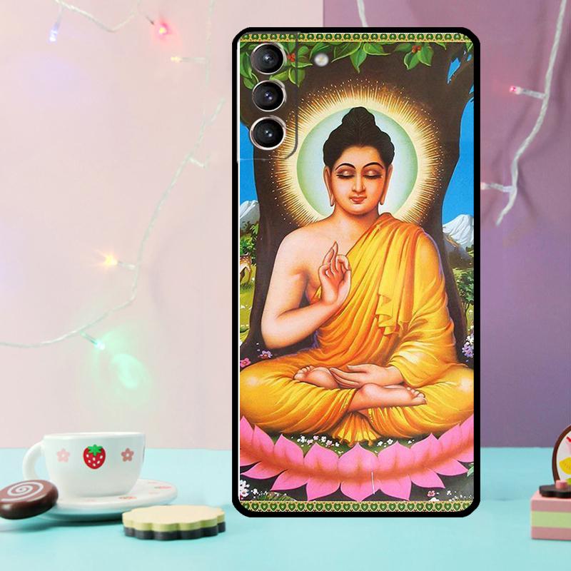 Buddha Phone Case For Samsung Galaxy S24 Ultra S20 S21 S22 S23 S25 Ultra S9 S10 Plus S24 FE Cover