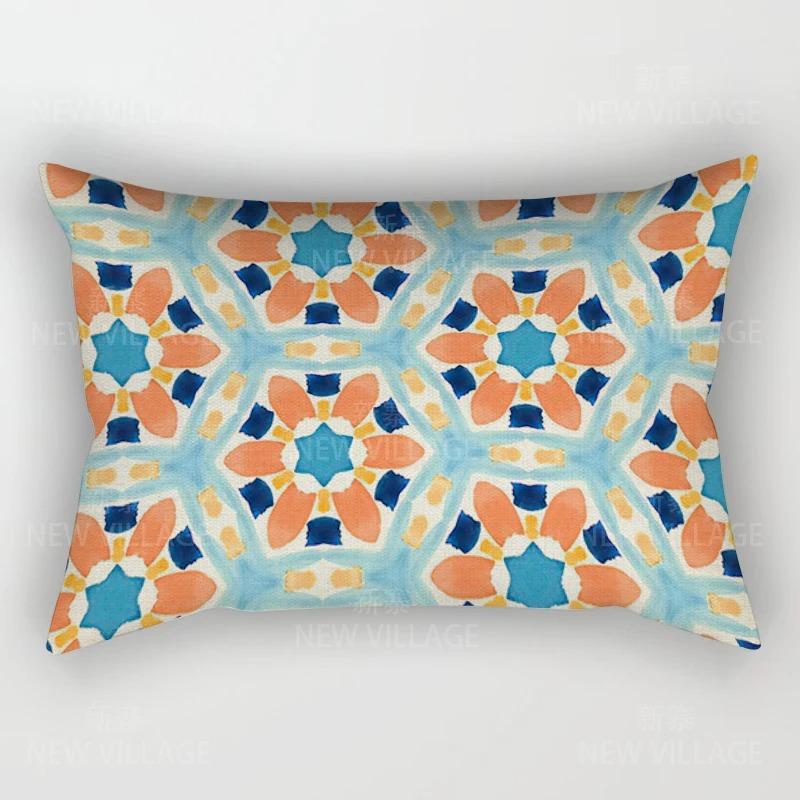 Bohemian Retro Mandala Moroccan Home Pillow Cover Sofa Living Room Cushion Cover