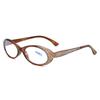 Vintage Oval Reading Glasses With Rhinestone Small Frame Blue Light Blocking Lenses For Women And Elderly Daily Reading Eyewear Accessory