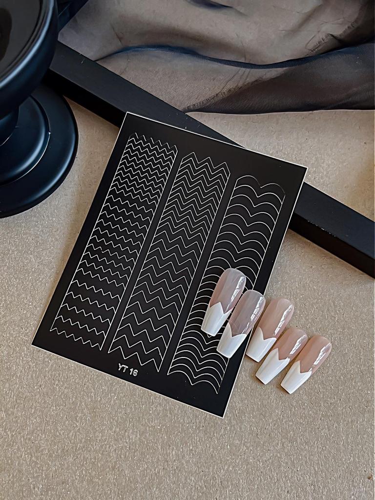 Nail Art Accessories: Adhesive Stickers, Star & Butterfly Designs, Glue Pads, Spray Paint, Small Decor Elements