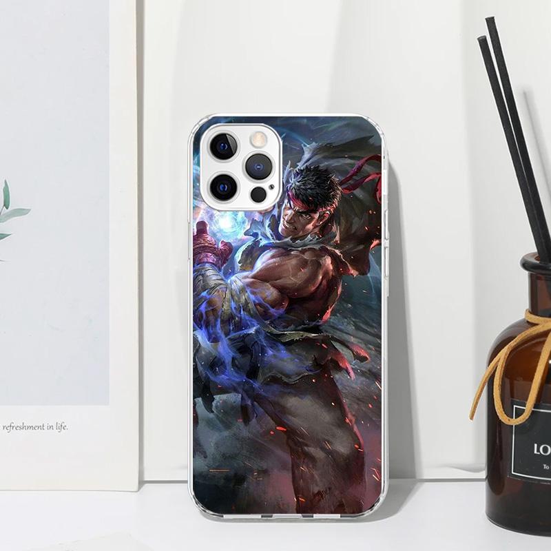 Game S-Street F-FighterS Phone Case For Iphone 17 Air 16 15 Plus 16E 14 Pro Max 13 Mini 12 11 7 8 SE Fundas Soft Back Cover 17 A