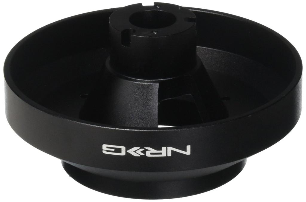 NRG Innovations Racing Style Steering Wheel Quick Release Short Hub 6 x 70mm Bolt Black Body NRG-SRK-102H Adapter, Pattern,