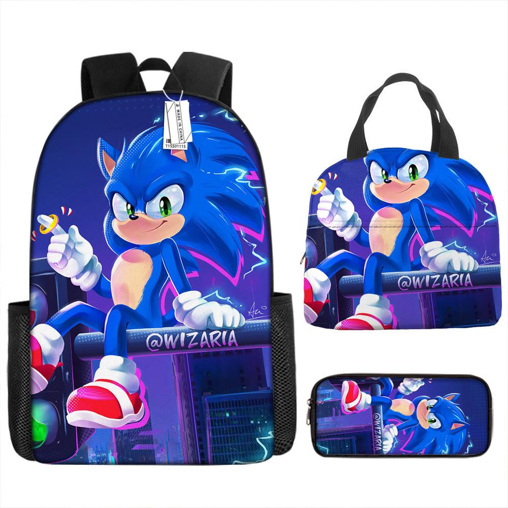 Backpack Trend Backpack Anime Large Capacity Elementary School Bag Lunch Bag