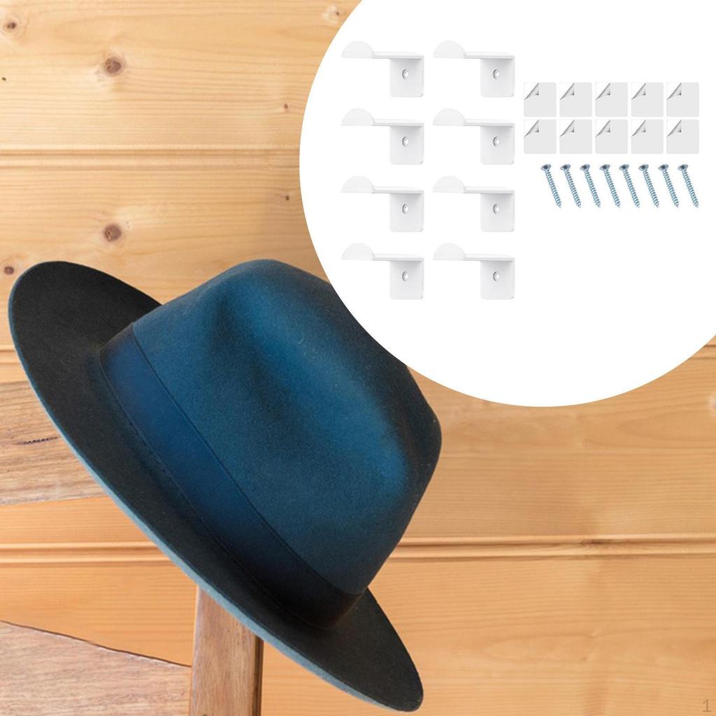 8 stück Hut Organizer Rack für die Speicherung Anzeige Wand Leichte Multifunktionale
