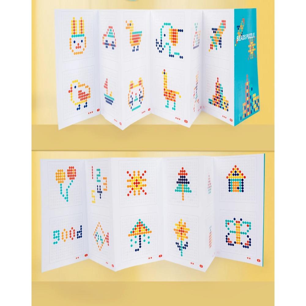 Magnetic Drawing Board for Toddlers Magnet Beads and Pen Drawing Board Montessori Educational Sensory Travel Toys Gifts for Kids