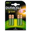 Duracell Set of 4 CPR Batteries Plus 750 Mah Aaa