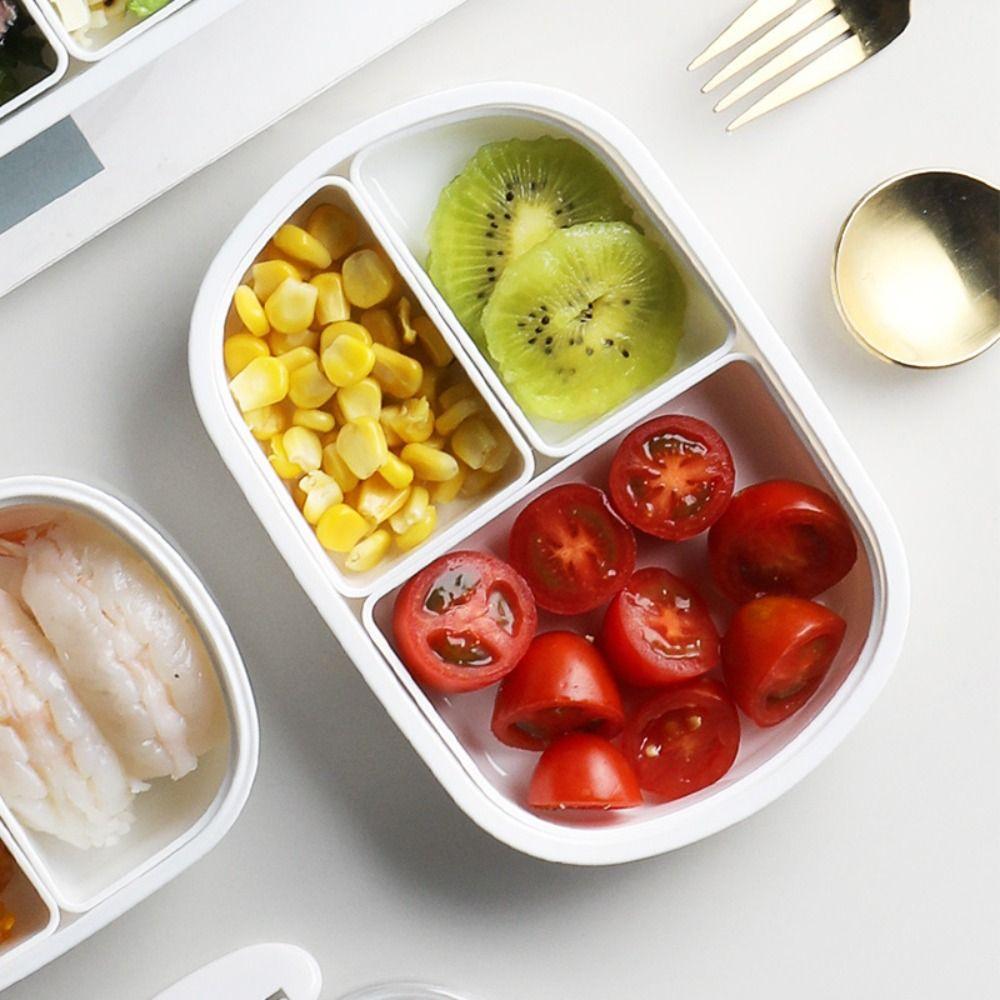 Heat-resistant Lunch Box Refrigeratable Leakproof Food Storage Box Portable Divided Compartment Sealing Box Fresh Keeping