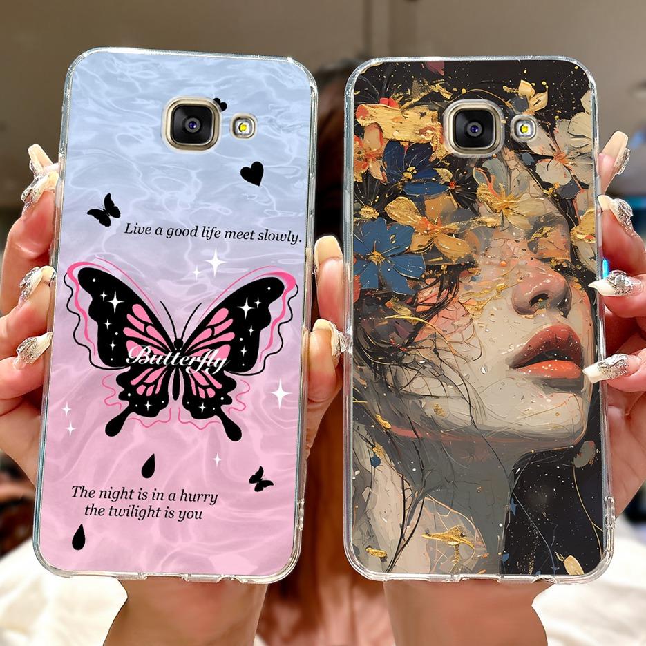 For Samsung Galaxy A5 2016 2017 Case New Luxury Painted Cover Soft Silicone Phone Case For Samsung A5 2017 2016 A510F A520F Bags