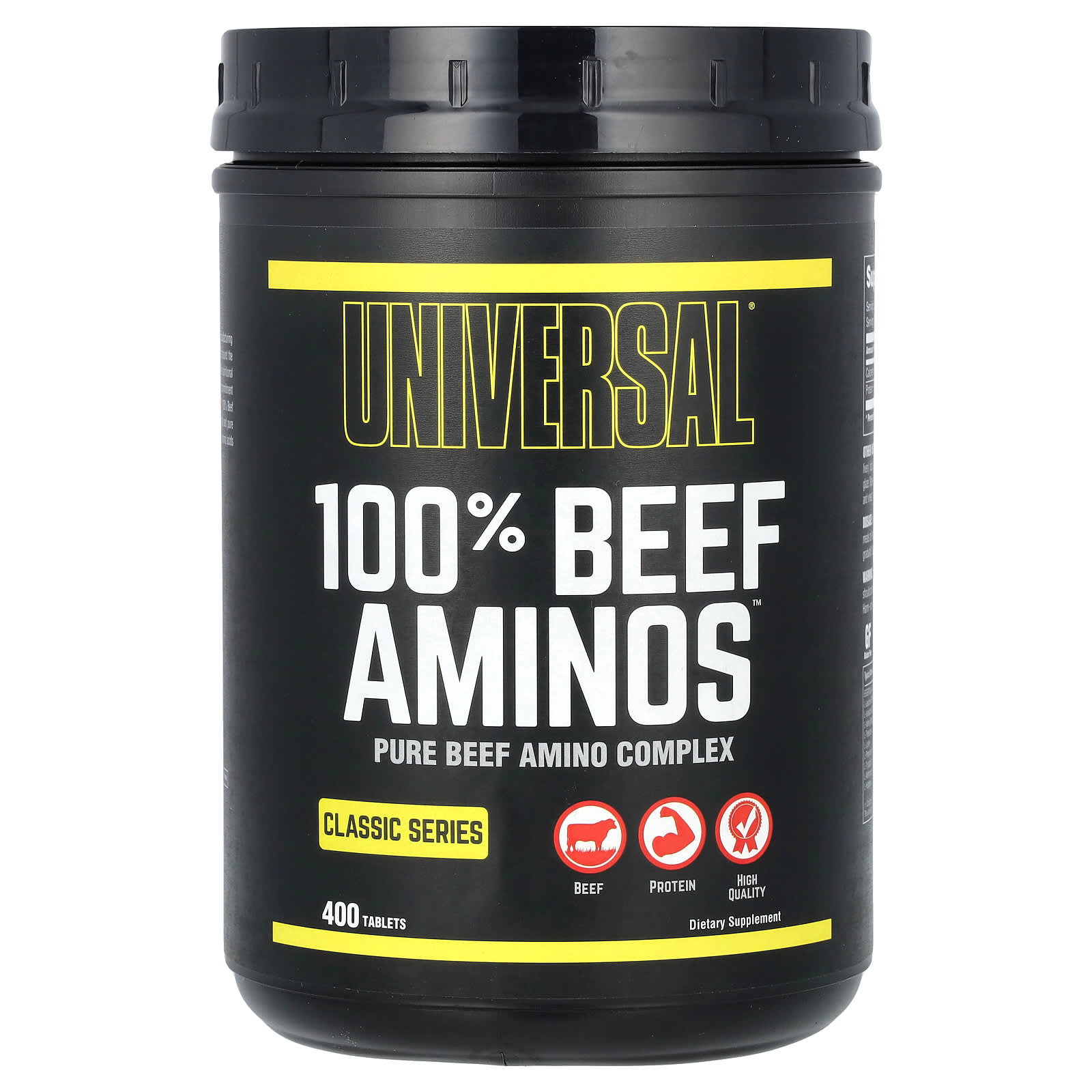 

Universal U, Classic Series, 100% Beef Amino Acids, 400 Tablets