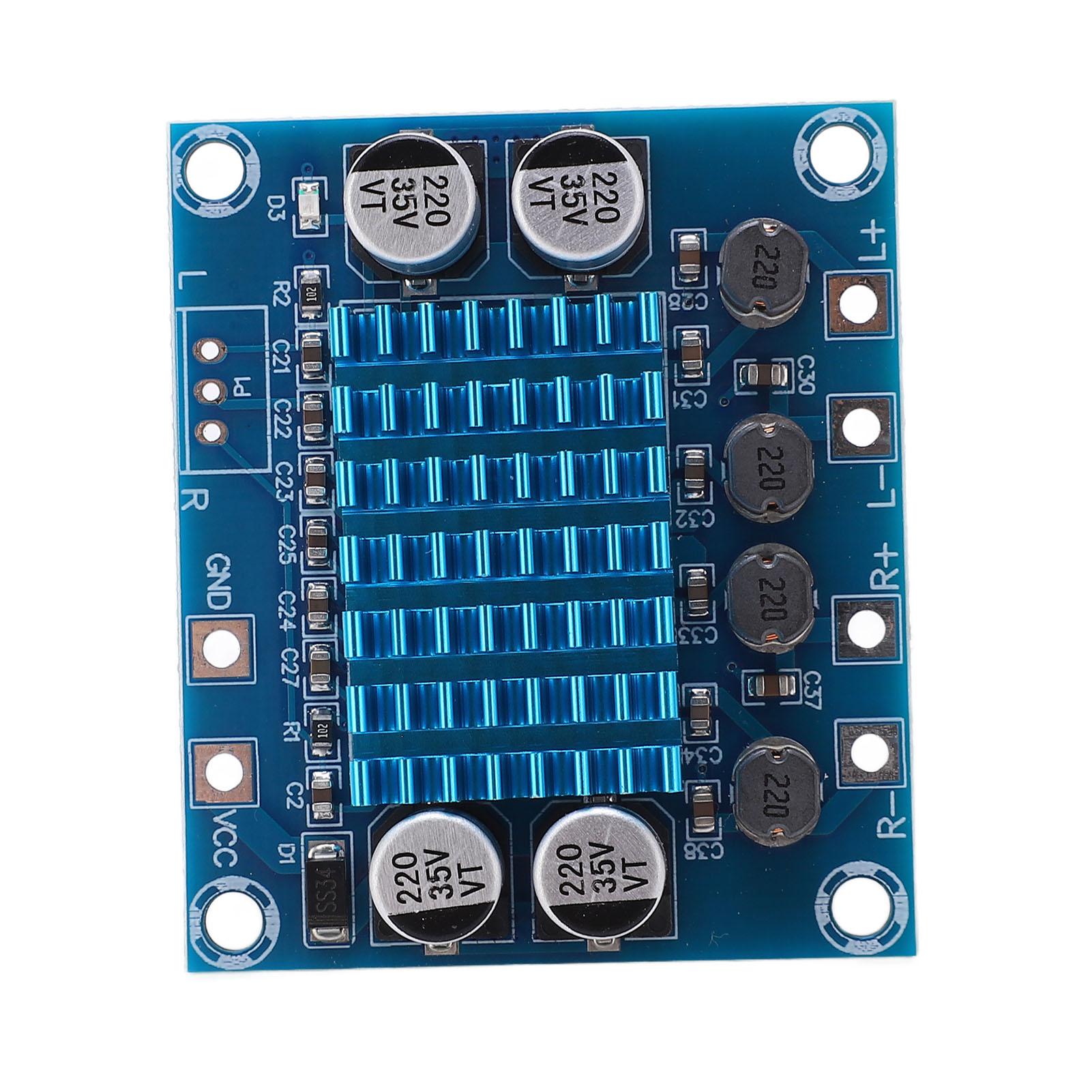 Scheda Amplificatore Audio Digitale Stereo 30W X 2, Classe D Per PWM, Alimentazione 12V/24V, Con Protezioni, Per Progetti Fai Da Te