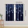 2 Pcs Diamond pendant print curtains,suitable for bedroom,living room kitchen decoration,home decoration,window decoration