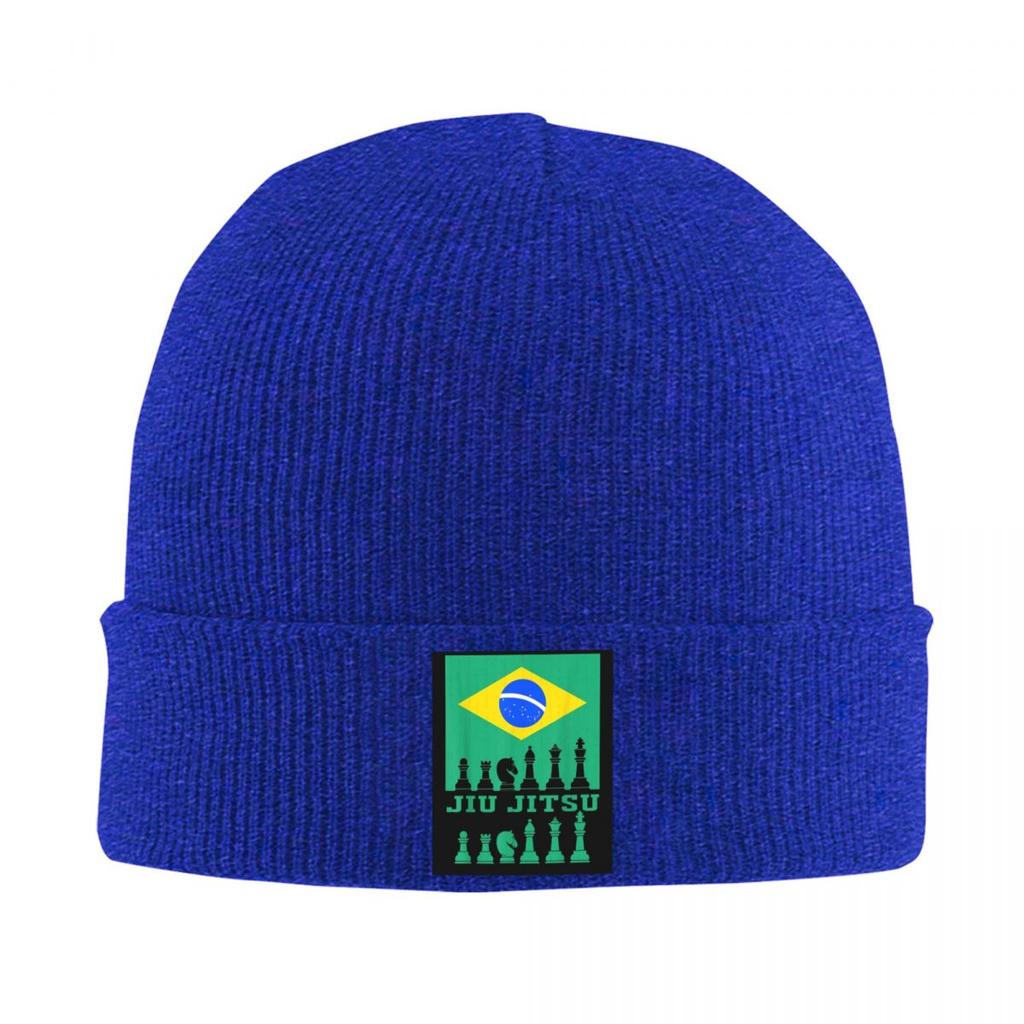 Brazilian Jiu Jitsu Flag Jiu Jitsu Chess Warm Knitted Cap Winter Knit Bonnet Hat Skullies Beanies Hip Hop Caps for Unisex