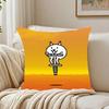 B-Battle Cats Anime Pillow Case Pattern Printed Pillowcase For Living Room Sofa Cushion Cover & Bedroom Decor
