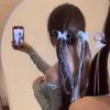 Korean Fairy Ribbon Bow Tassel Hair Clip - Ballet Style