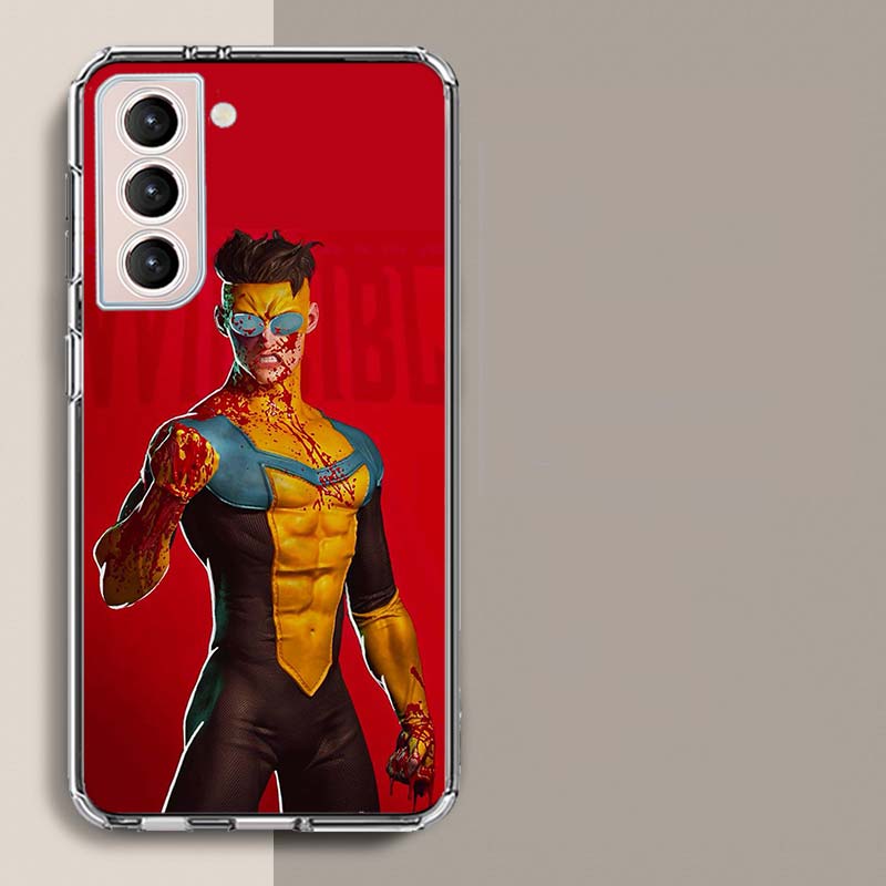 Cartoon Invincible Phone Case For Samsung Galaxy S25 Edge S24 S23 FE S21 S20 S10 Plus S22 S26 Ultra Cover Clear Cases TPU Capa S