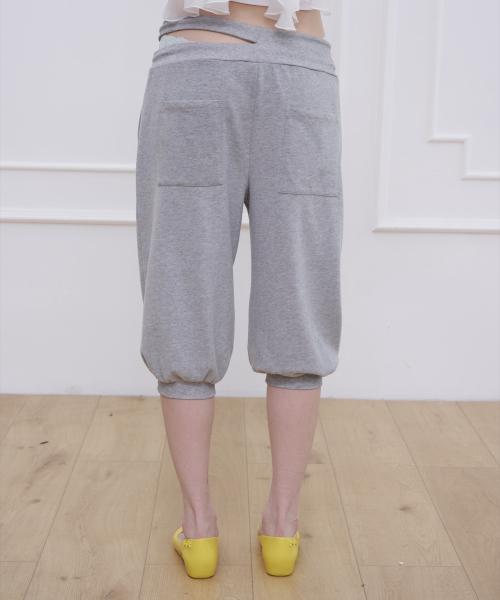 Soleubelum Split Waist Capri Pants